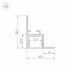 Встраиваемый профиль Arlight ARH-Ceil-S16-2000 Anod 034977