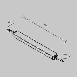 Источник напряжения PSL023 24В 200Вт IP67 Maytoni Led Strip 822013