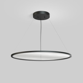 Подвесной горизонтальный светодиодный светильник Denkirs Veil DK6620-BK
