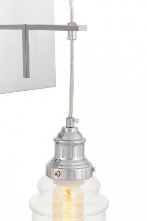 Бра Lumina Deco Fredica Moletti LDW 6844-2 CHR+PR