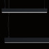 Светильник Led Holding LINE 74х77 INTERIOR 1500х74х77мм 96Вт подвесной LH141066