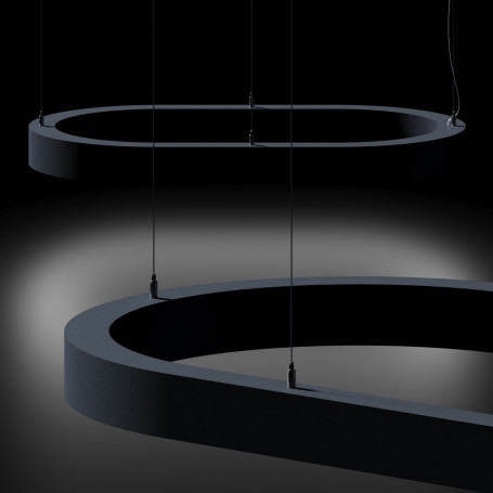 Светодиодный светильник Led Holding OVAL65|85 2500x750mm, подвесной LH881032