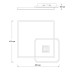 Потолочный светодиодный светильник Escada Arctic 10235/1LED BL