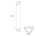 Уличный светильник Arte Lamp Salire A3158PA-1BK