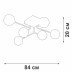 Потолочная люстра Vitaluce V4795-9/6PL