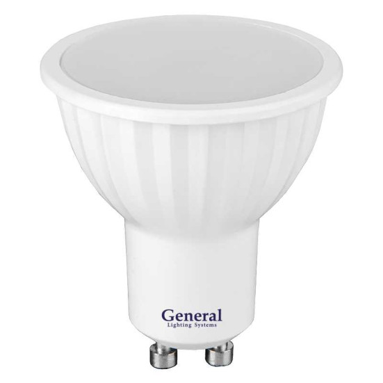 Лампа светодиодная General GLDEN-MR16-B-7-230-GU10-3000