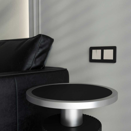 Выключатель одноклавишный (дымчатый) W1210004/ a069447