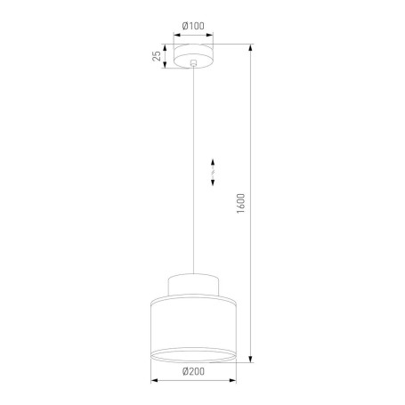Подвесной светильник TK Lighting 3255 Duo