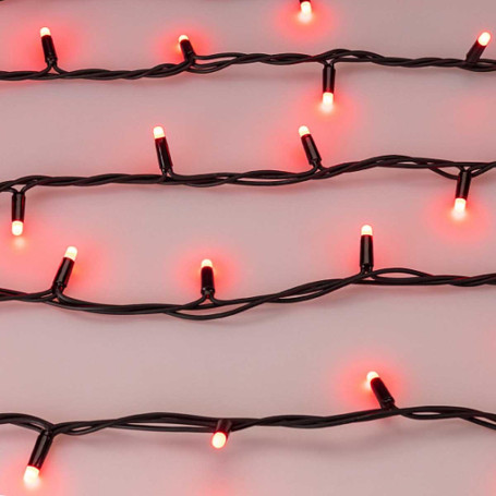 Уличная светодиодная гирлянда Ardecoled нить 24V разноцветная ARD-String-Pro-10000-Black-100Led-Milk-Live RGB-DMX 031754