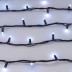Уличная светодиодная гирлянда Ardecoled нить 24V разноцветная ARD-String-Pro-10000-Black-100Led-Milk-Live RGB-DMX 031754