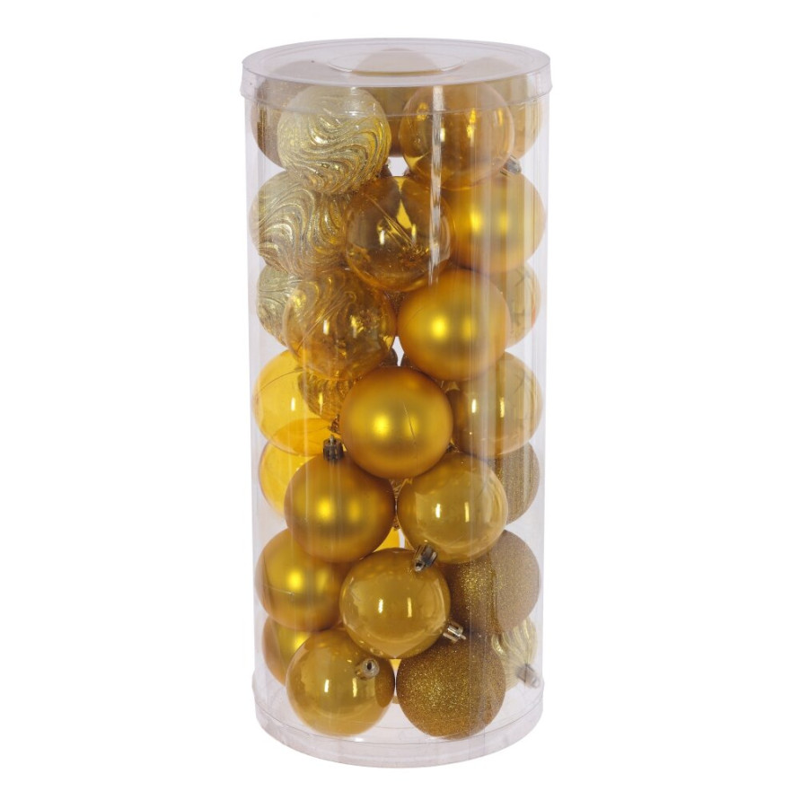 Набор из 35шт Украшение новогоднее &quot;Шар&quot;, D 6 см, L16 W16 H36 см