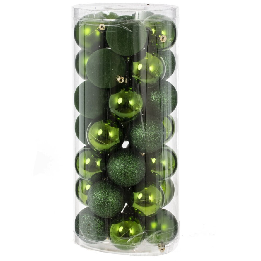 Набор из 35шт Украшение новогоднее &quot;Шар&quot;, D 6 см, L16 W16 H36 см