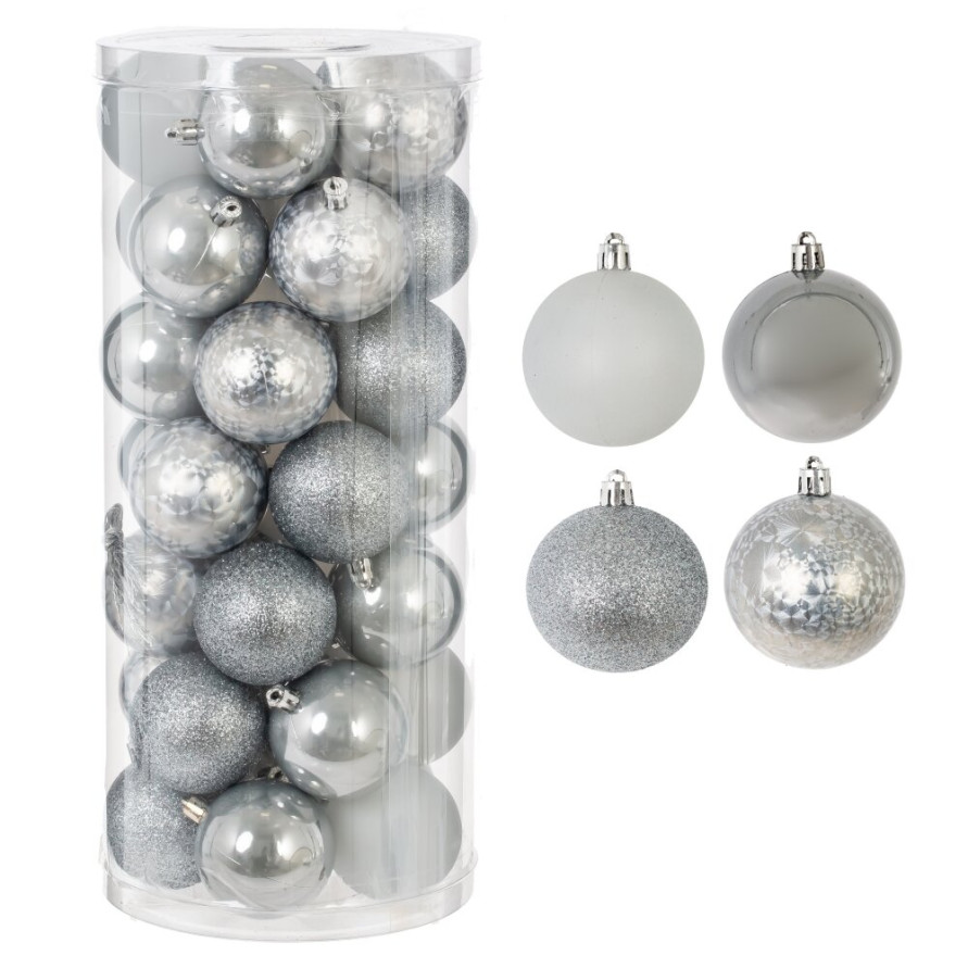 Набор из 35шт Украшение новогоднее &quot;Шар&quot;, D 6 см, L16 W16 H36 см