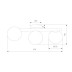 Потолочная люстра TK Lighting 6855 Estera