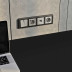 Розетка Ethernet RJ-45 (дымчатый) W1281004/ a069467