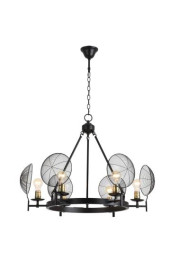 Люстра подвесная Alfa Light F3524-03 Black E27*6(bulb exclude)