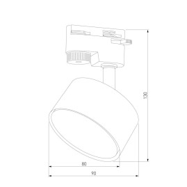Трековый светильник TK Lighting 4397 Tracer White