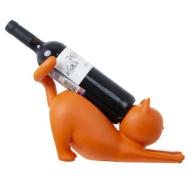 Подставка для бутылки &quot;Кошка&quot;, L33 W11 H21,5 см