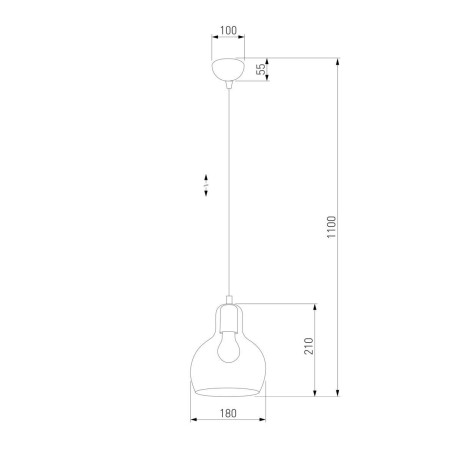 Подвесной светильник TK Lighting 599 Mango