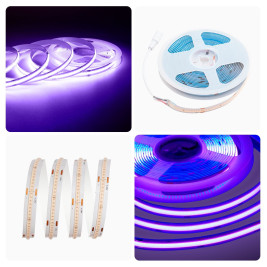 Светодиодная лента Apeyron 14W/m 512LED/m COB фиолетовый 5M 216ОО