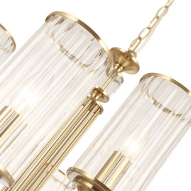 Подвесная люстра Crystal Lux Gloria SP9 Brass