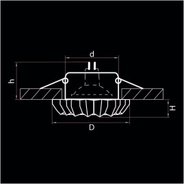 Встраиваемый светильник Lightstar Solo Ray 002120