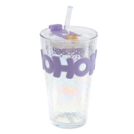 Стакан с трубочкой, L9 W9 H0,5 см, 3в.