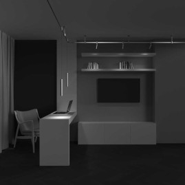 Трековый светильник Maytoni Technical TR155-1-5W3K-PT