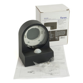 Светильник садово-парковый Feron DH1202, с датчиком освещенности/движения (на стену), GX53 51327