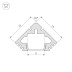 Профиль Arlight PDS45-T-2000 ANOD Black 015033