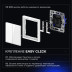 Выключатель встраиваемый Voltum S70 двухклавишный с подсветкой 10А, (кашемир) VLS020203