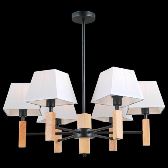 Потолочный светильник ILLUMICO IL0026-6PSQ-19 BK WD