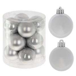 Набор из 12шт Украшение новогоднее &quot;Шар&quot;, D 4 см, L9,5 W9,5 H10,5 см