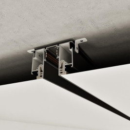 Шинопровод для монтажа в натяжной потолок 3м (CLAMP) Novotech Flum Clamp For Novotech 135328