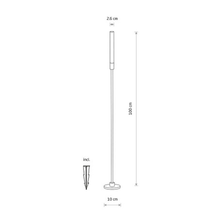 Уличный светильник Nowodvorski Zola Led Black 11545