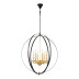 Подвесная люстра iLamp Element 9977-800 GoldBlack