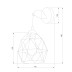 Настенный светильник TK Lighting 1735 Galaxy