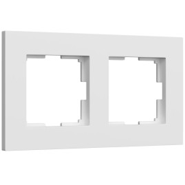 Рамка Werkel Slab на 2 поста белый матовый W0022961 4690389193385