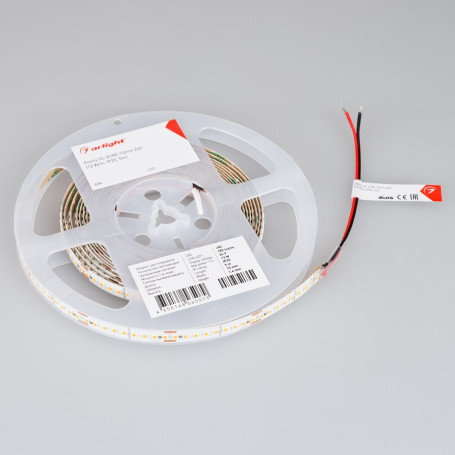 Светодиодная лента Arlight 12W/m 80Led/m 2835SMD теплый белый 5M UL-A180-10mm 24V Warm2700 044516
