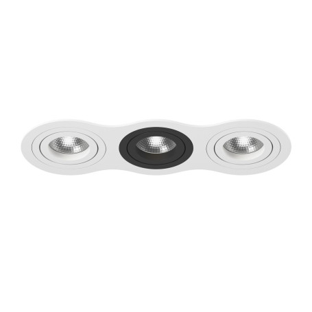 Комплект из светильника и рамки Lightstar Intero 16 (217636+217606+217607+217606) i636060706