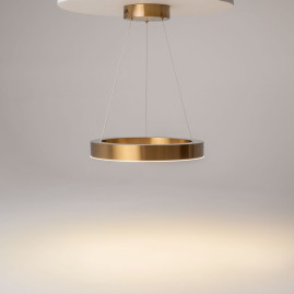 Подвесная светодиодная люстра Maytoni Saturno MOD415PL-L36BS4K