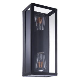 Уличный настенный светильник Arte Lamp Belfast A4569AL-2BK