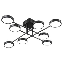 Люстра потолочная Alfa Light F3824-15 BK LED 2 COLOUR