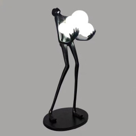 Торшер Alfa Light F2724-04 580*600*H1600 BLACK