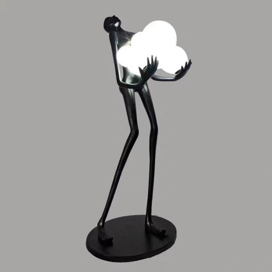 Торшер Alfa Light F2724-04 580*600*H1600 BLACK