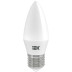Лампа светодиодная IEK E27 9W 3000K матовая LLE-C35-9-230-30-E27