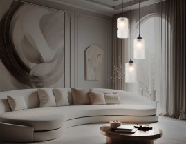 Светильник подвесной со стеклянными плафонами Ambrella light Traditional TR3412