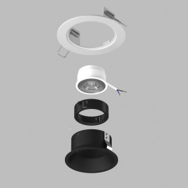 Комплект со светильником Lightstar Domino Round (214616+214607+214007) D61607BMOD