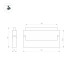 Трековый светодиодный светильник Arlight Mag-Orient-Flat-Fold-S230-12W Warm3000 035858