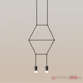 Подвесной светильник Imperium Loft Via Wireflow Polyhedral 2 Lineal Pendant Light 152907-22